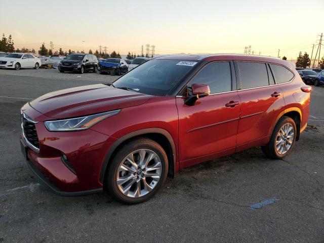 TOYOTA HIGHLANDER 2022 5TDYARAH6NS512780 | Auction Seeker