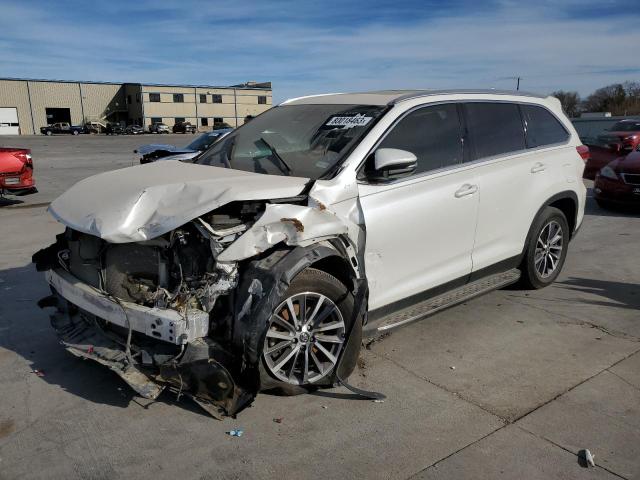 TOYOTA HIGHLANDER 2019 5TDKZRFH7KS329276 | Auction Seeker