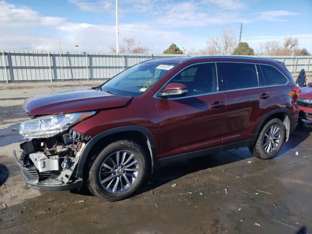 TOYOTA HIGHLANDER 2019 5TDJZRFH9KS737290 | Auction Seeker