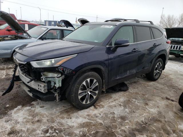 TOYOTA HIGHLANDER 2022 5TDGZRBH7NS589435 | Auction Seeker