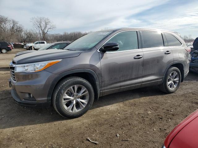 TOYOTA HIGHLANDER 2014 5TDJKRFH1ES057179 | Auction Seeker
