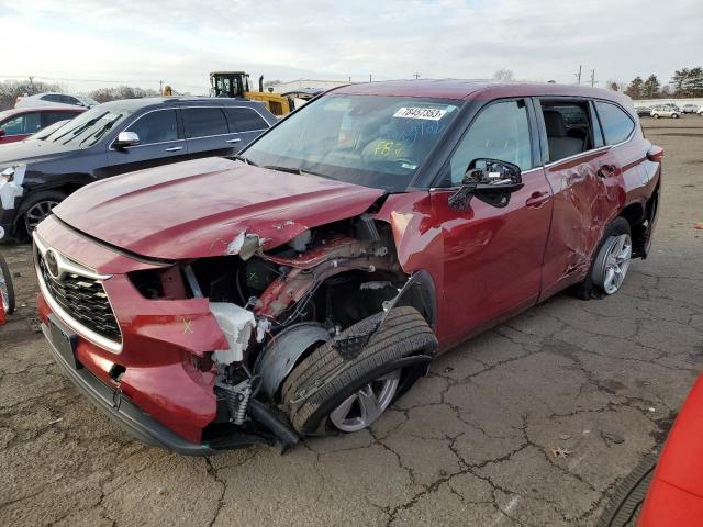 TOYOTA HIGHLANDER 2021 5TDBZRBH5MS076757 | Auction Seeker