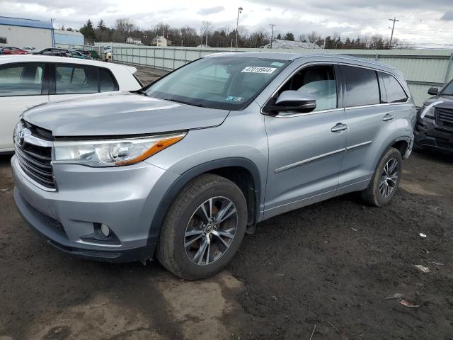 TOYOTA HIGHLANDER 2016 5TDJKRFH4GS317979 | Auction Seeker