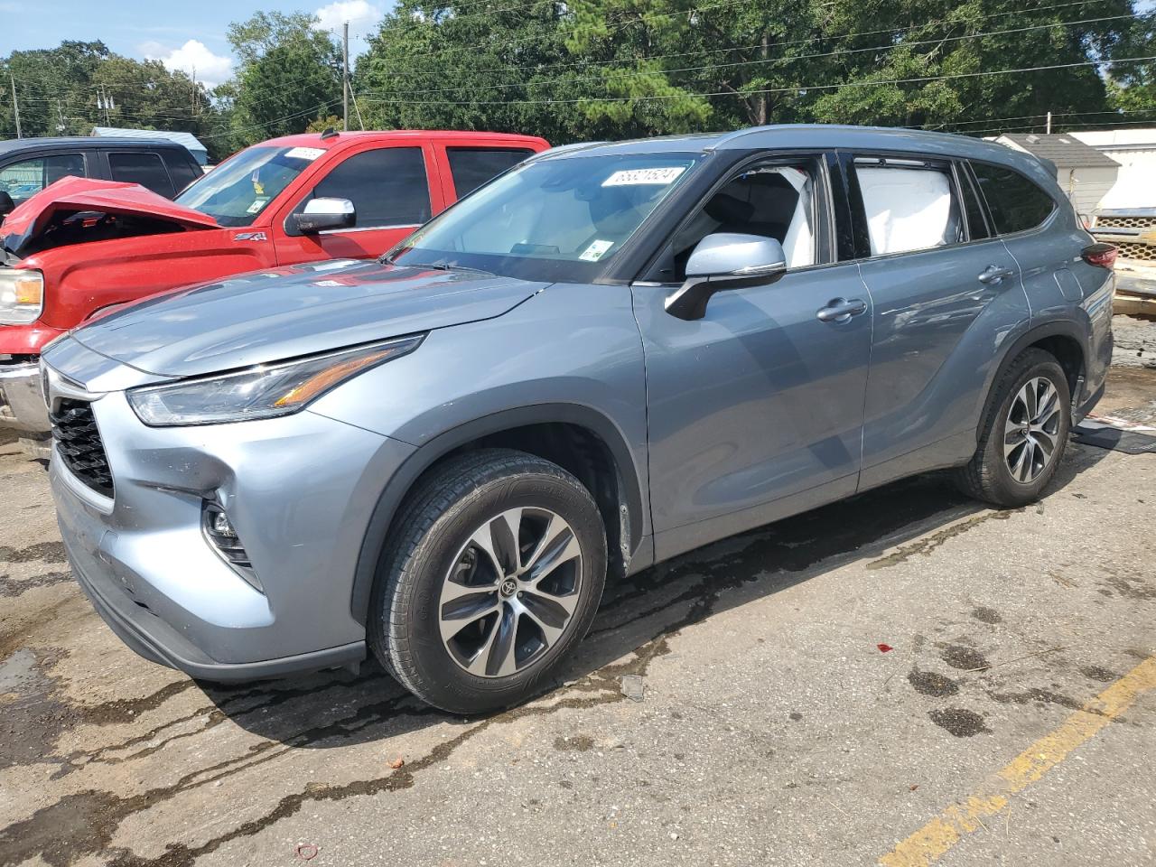TOYOTA HIGHLANDER 2021 5TDGZRAH3MS070558 | Auction Seeker