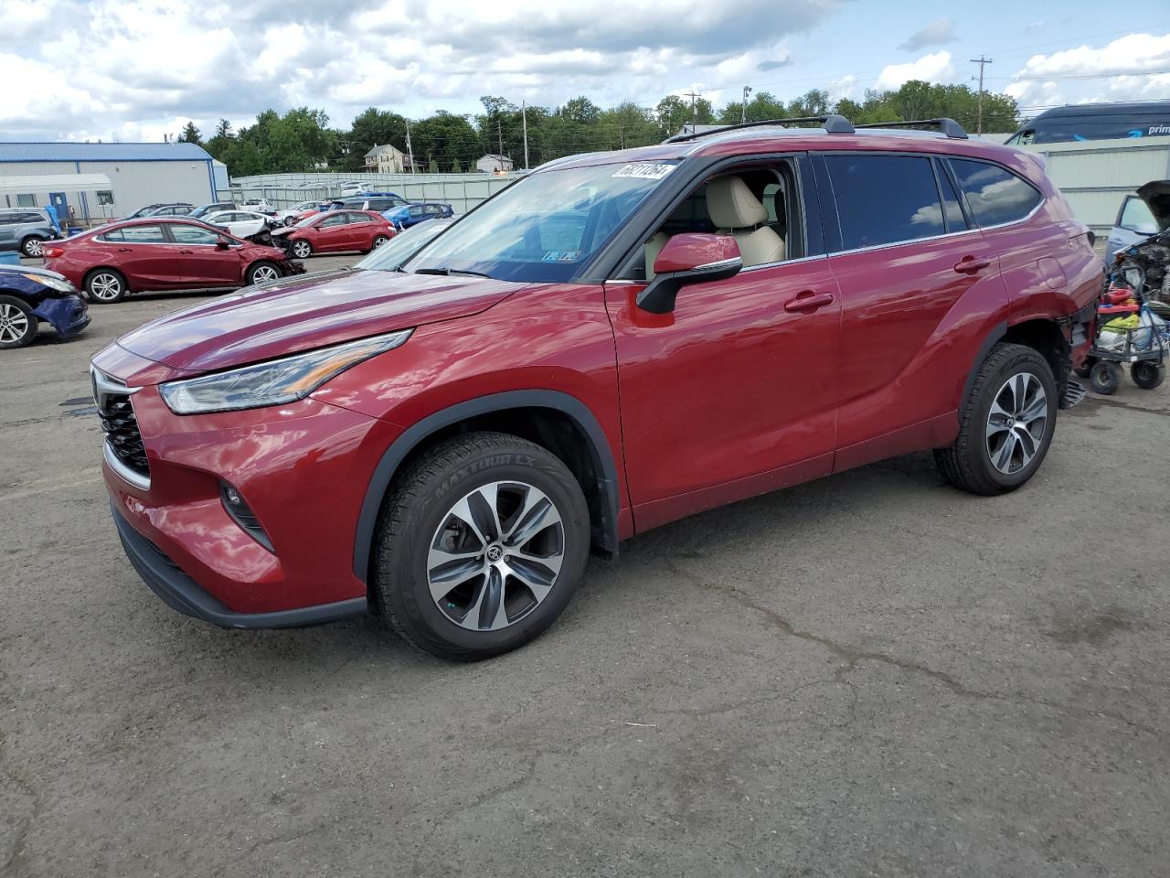 TOYOTA HIGHLANDER 2021 5TDGZRBH4MS074634 | Auction Seeker