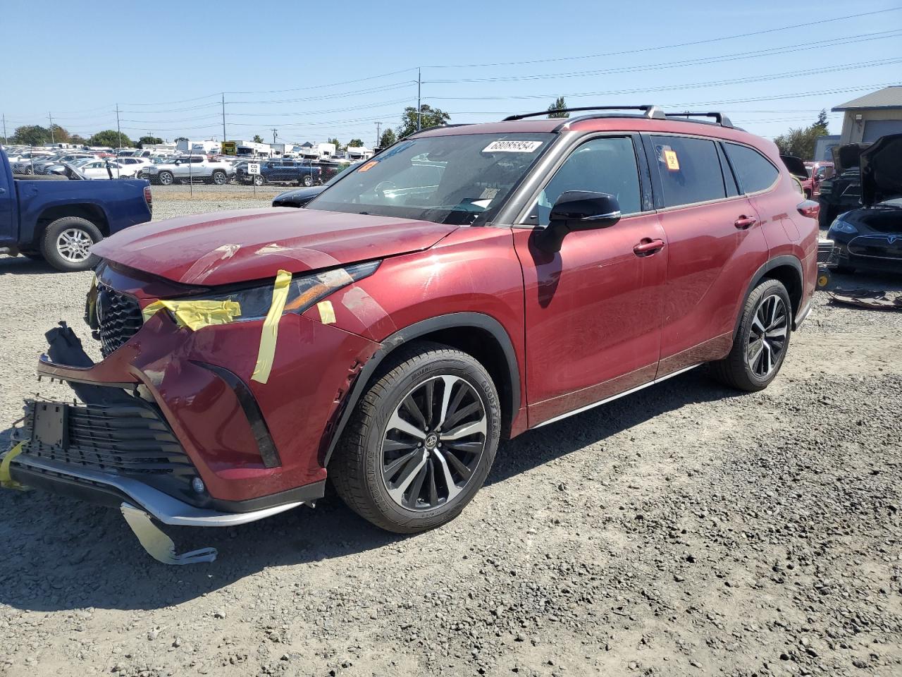 TOYOTA HIGHLANDER 2021 5TDJZRBHXMS151299 | Auction Seeker