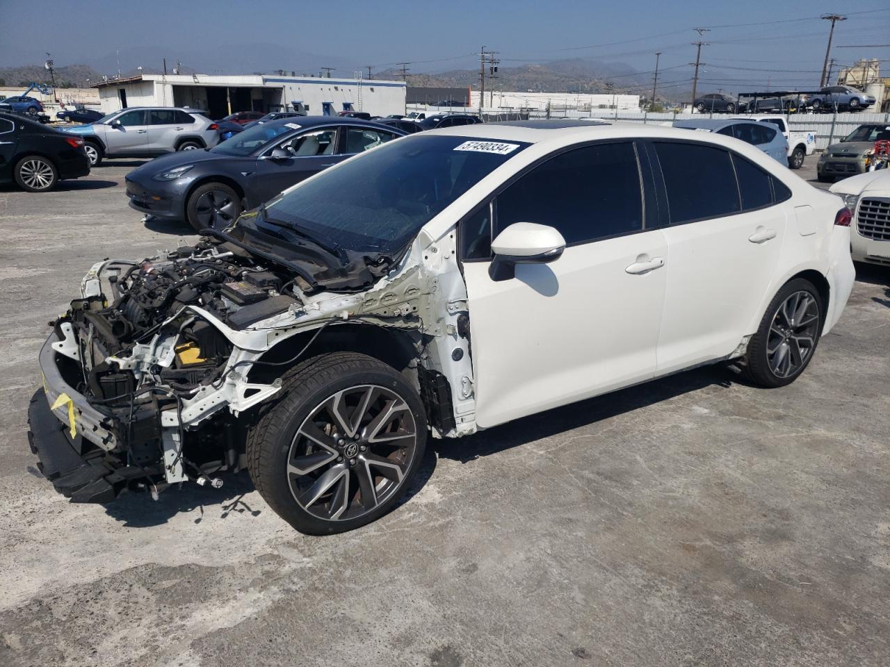 TOYOTA COROLLA 2021 5YFT4MCE4MP057894 | Auction Seeker