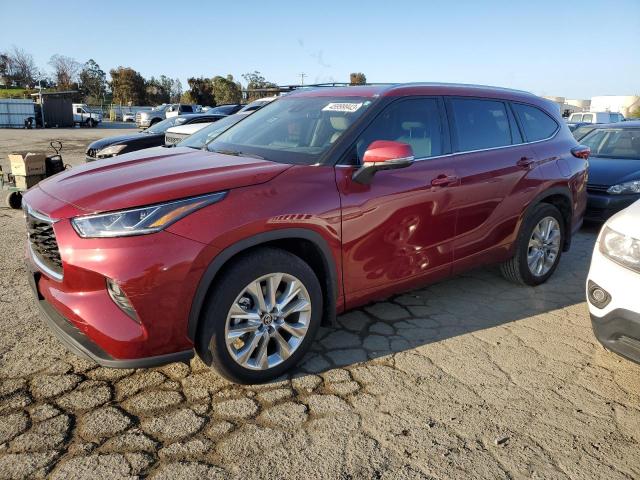 TOYOTA HIGHLANDER 2021 5TDDZRBHXMS558763 | Auction Seeker