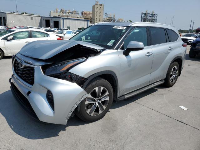 TOYOTA HIGHLANDER 2022 5TDGZRAH3NS111384 | Auction Seeker