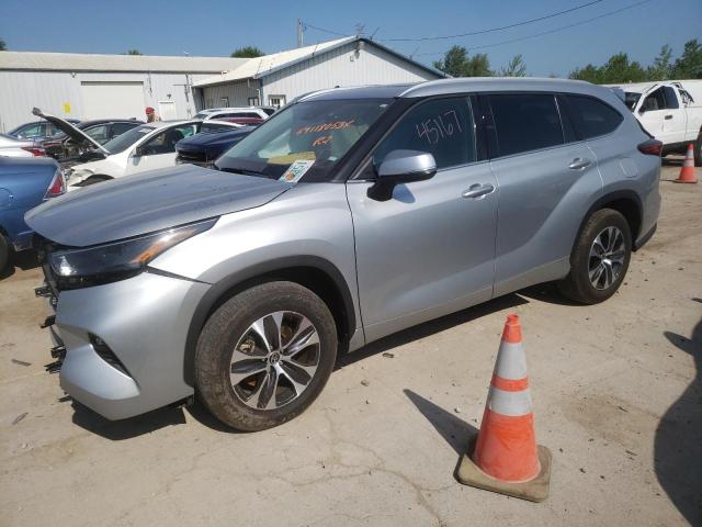 TOYOTA HIGHLANDER 2022 5TDGZRAH7NS544206 | Auction Seeker