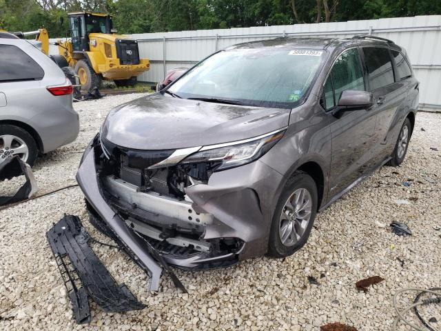 TOYOTA SIENNA 2021 5TDKRKEC2MS058336 | Auction Seeker