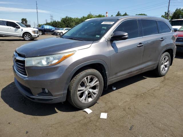 TOYOTA HIGHLANDER 2015 5TDJKRFH3FS209822 | Auction Seeker