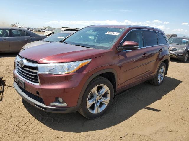 TOYOTA HIGHLANDER 2014 5TDDKRFH7ES013412 | Auction Seeker