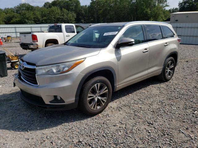 TOYOTA HIGHLANDER 2016 5TDKKRFH8GS500595 | Auction Seeker