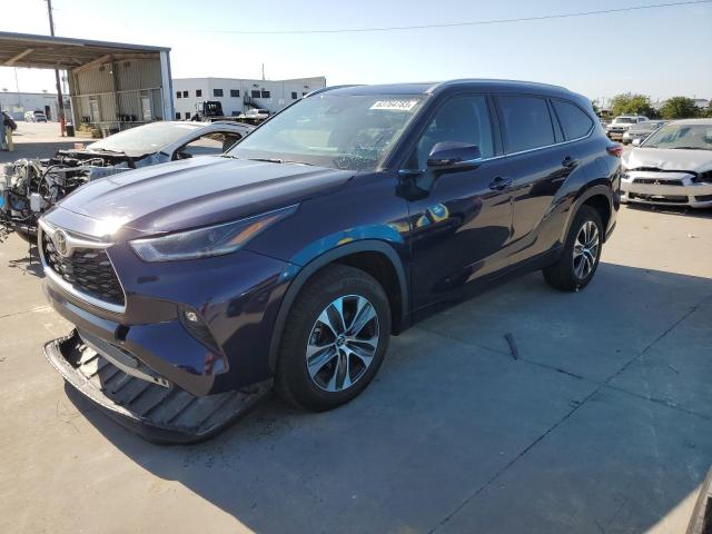 TOYOTA HIGHLANDER 2022 5TDGZRAH0NS110421 | Auction Seeker