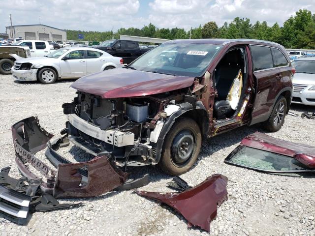 TOYOTA HIGHLANDER 2019 5TDJZRFH1KS708110 | Auction Seeker