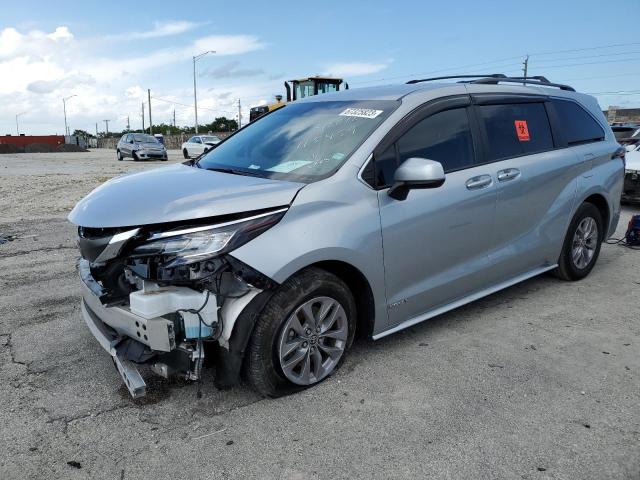 TOYOTA SIENNA 2022 5TDKRKEC6NS115459 | Auction Seeker