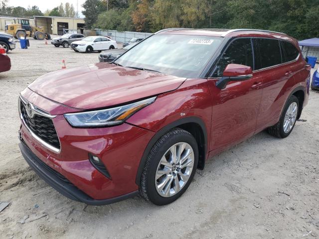 TOYOTA HIGHLANDER 2023 5TDKDRAH3PS004833 | Auction Seeker