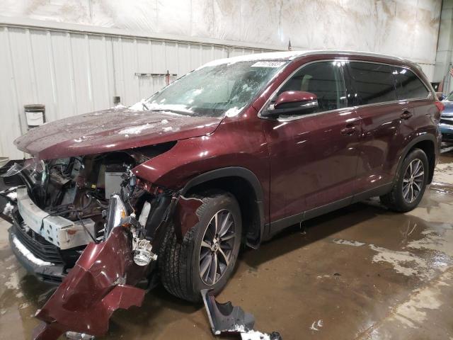 TOYOTA HIGHLANDER 2019 5TDJZRFH1KS701562 | Auction Seeker