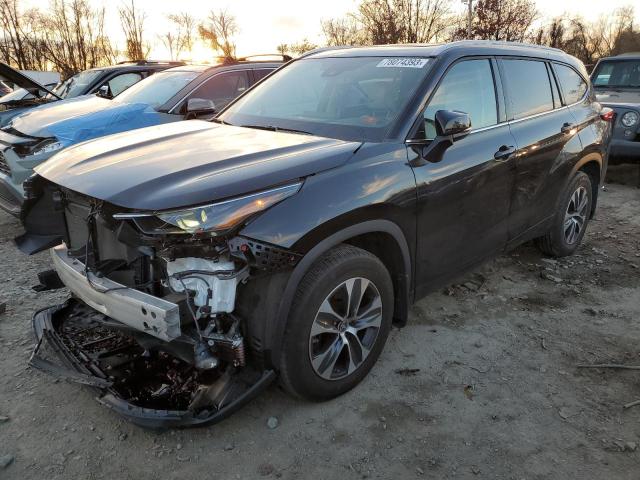 TOYOTA HIGHLANDER 2022 5TDGZRBHXNS198358 | Auction Seeker
